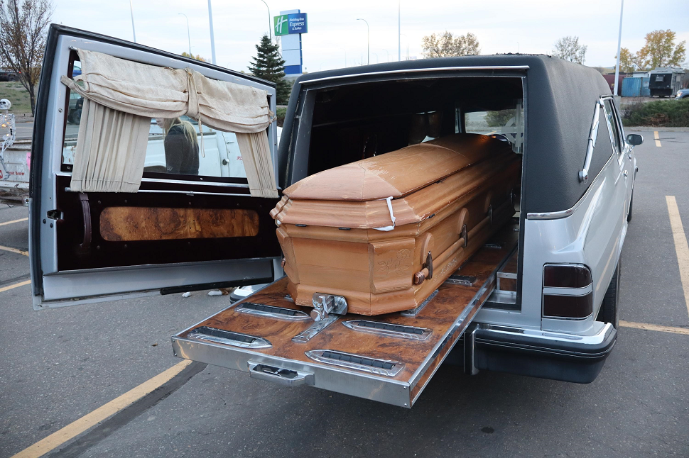 Under the Hood of this iconic hearse of horror Under the Hood of this iconic hearse of horror
